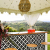 elegant timber service bar for hire gold coast byron bay and brisbane for luxury weddings and parties 