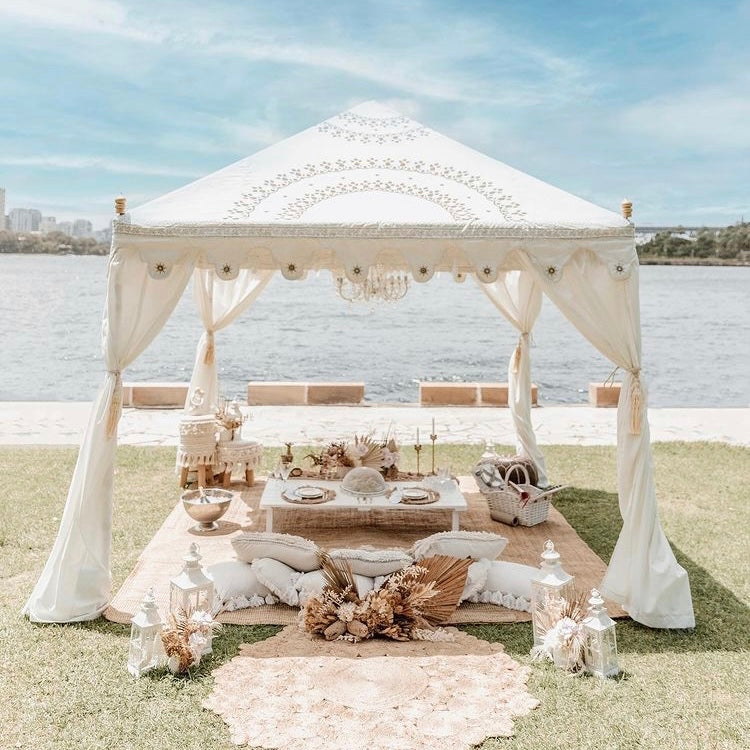 bohemian beach tent HIRE A LUXURY MARQUEE FOR YOUR PARTY